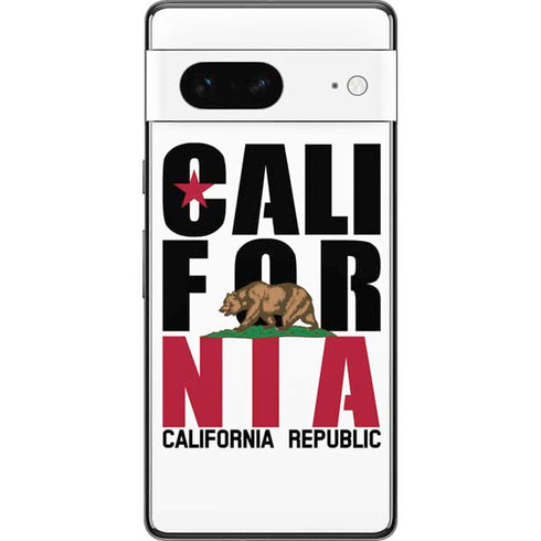 California White Block Pixel Skins